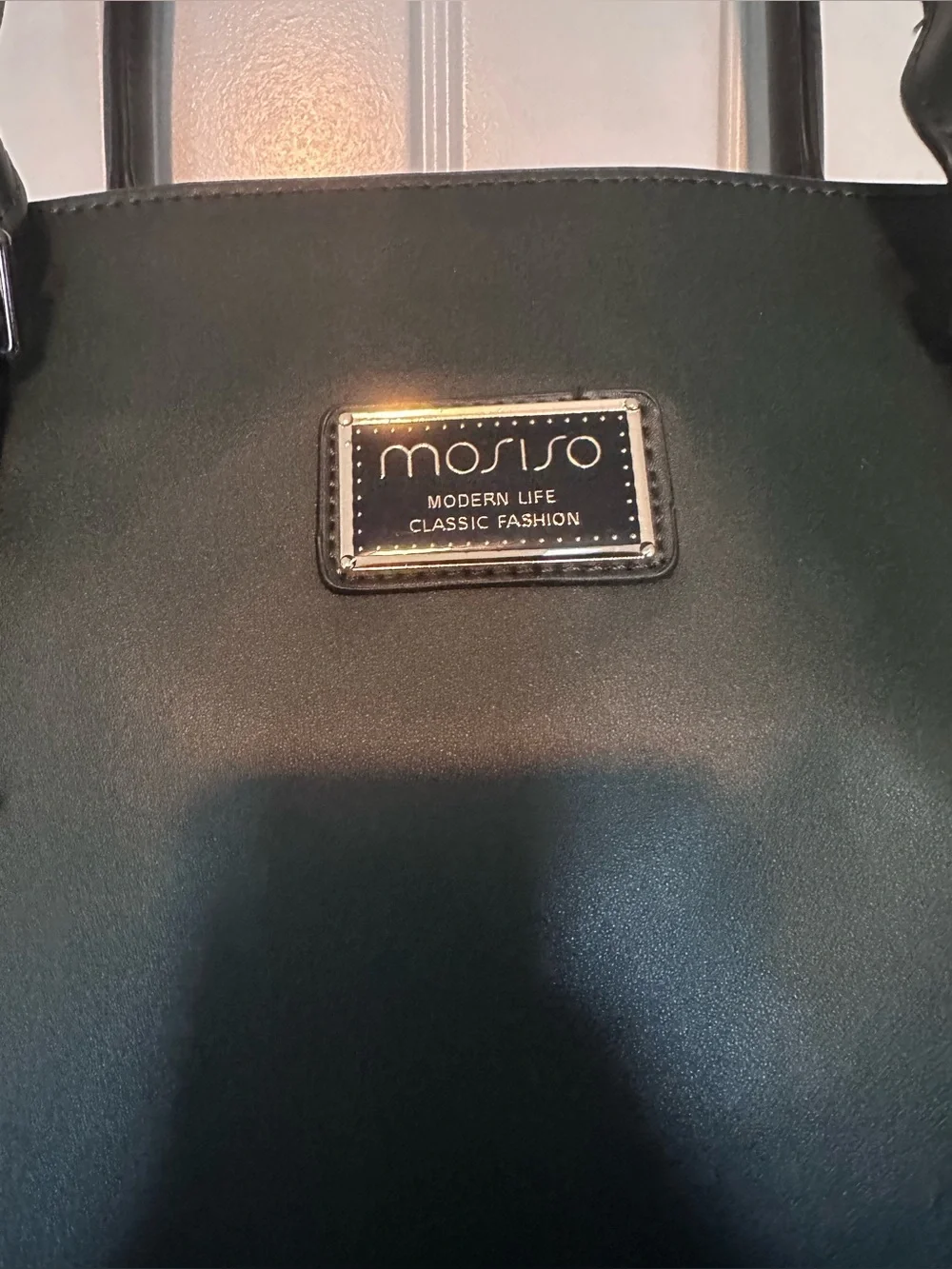 MOSISO Midnight Green Laptop Tote Bag 15–16” Work Business Shoulder Bag